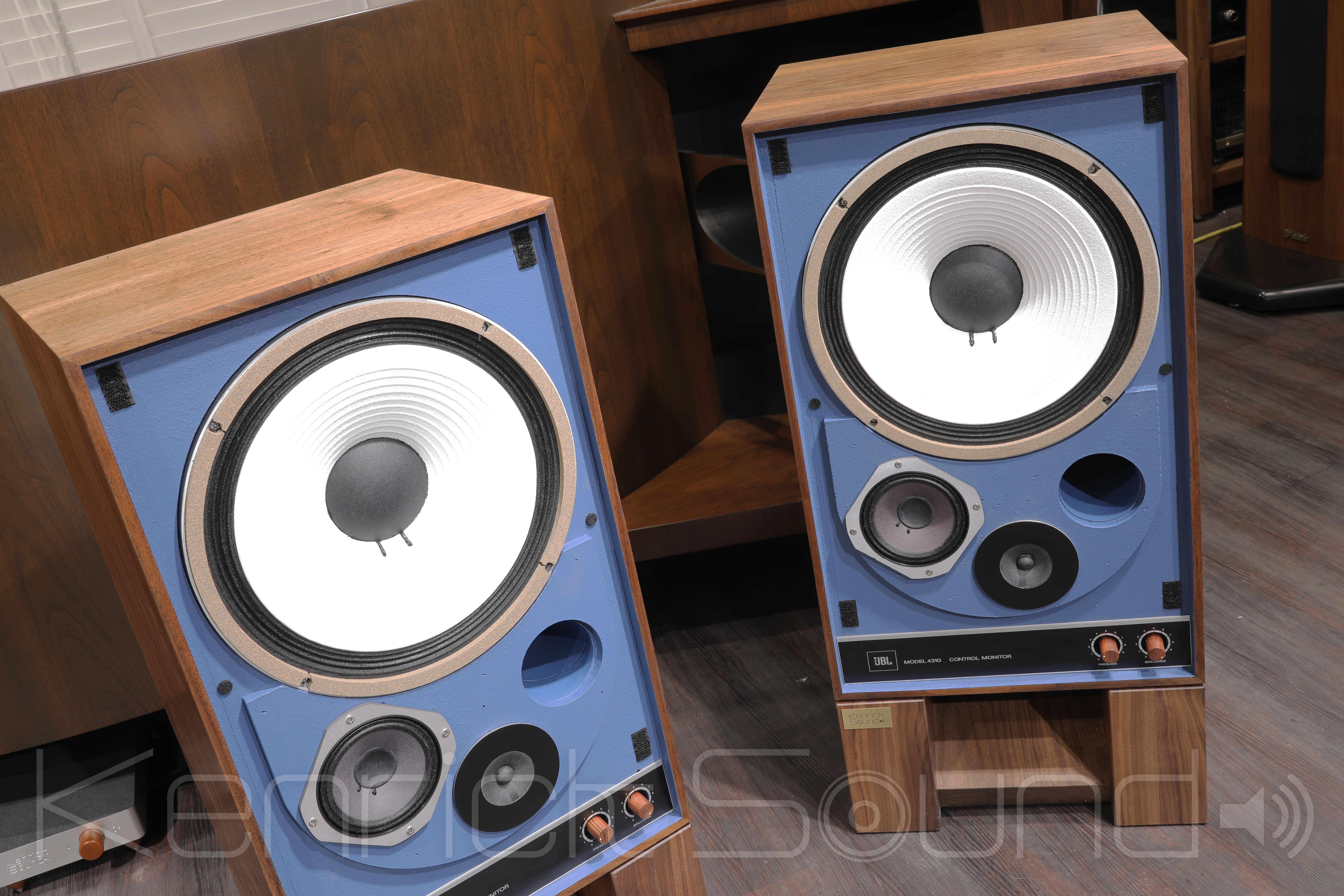 JBL 4310WX ブルーバッフル仕様 オールアルニコ リコーン バイワイヤー