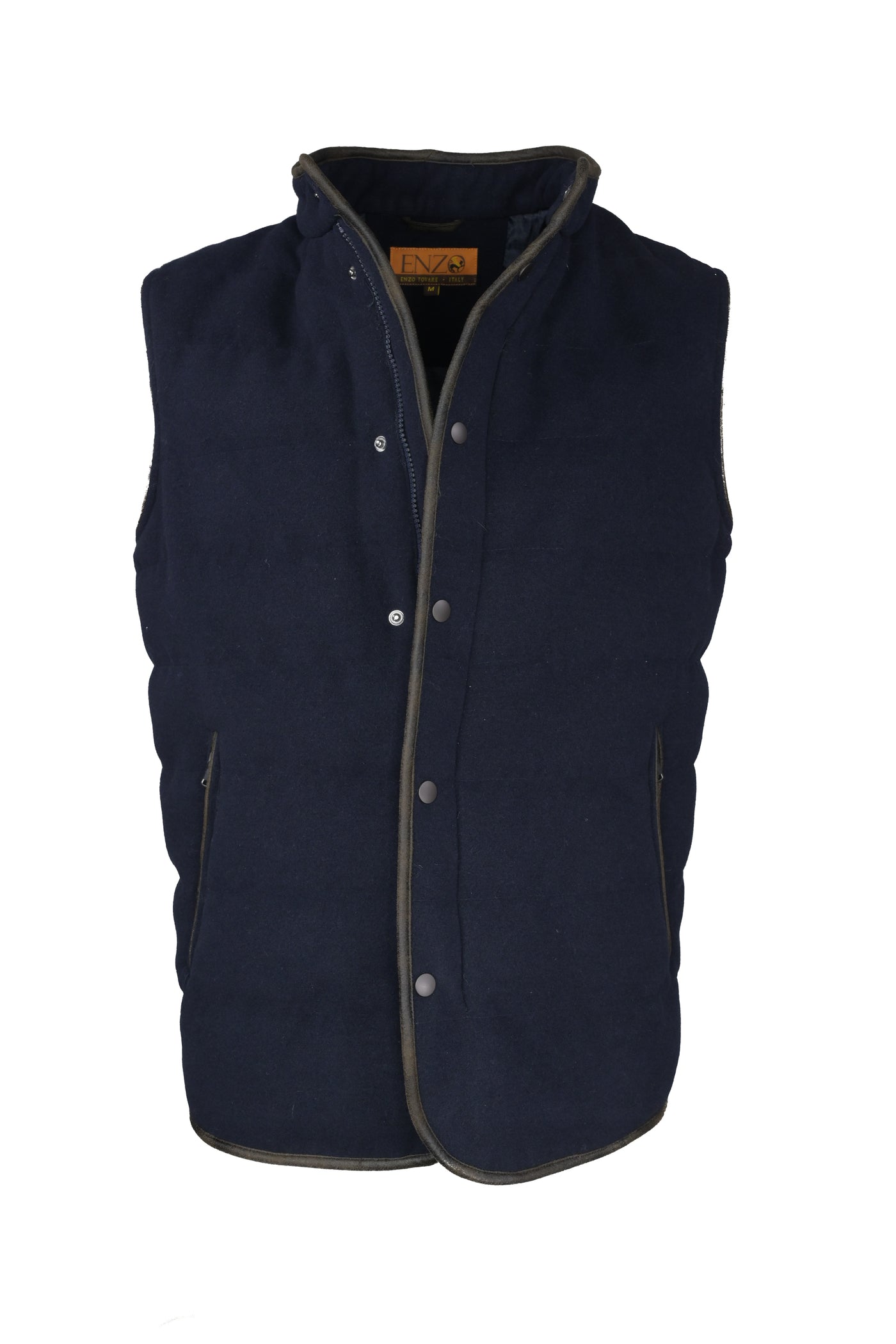 Enzo Quilted Vest - Navy – Ticknors Men's Clothiers