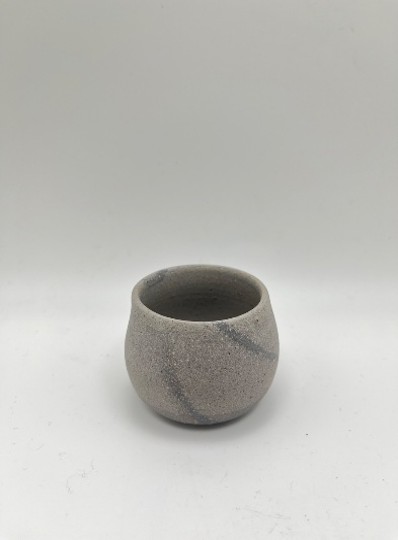 備前焼】青備前 ぐい呑 作家：御幡康照