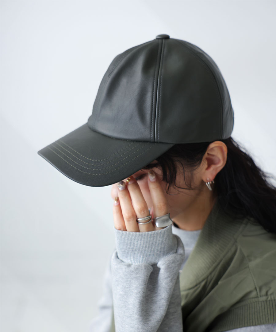 楽天市場】キャップ 帽子 レディース カジュアルキャップ 合皮・再販