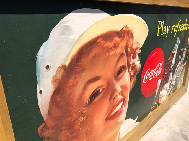 楽天市場】コカ・コーラ 特大サイズ・ヴィンテージポスター （ウッド