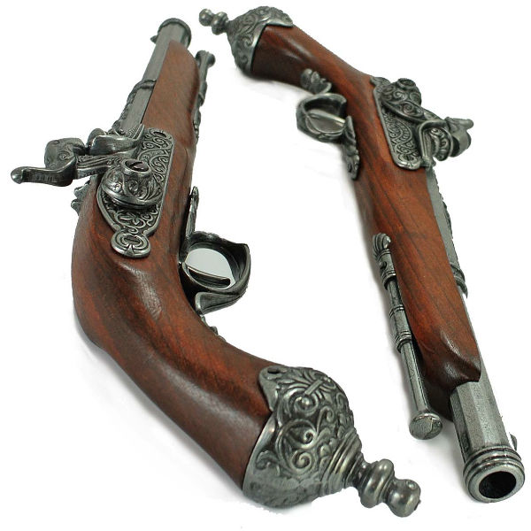 楽天市場】DENIX モデルガン 古式銃 2丁セット パーカッションロック 2