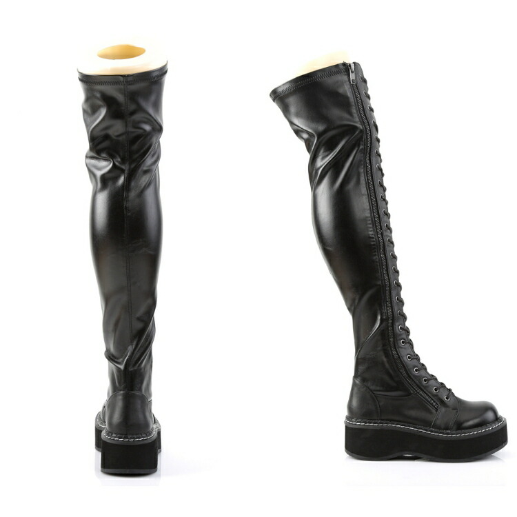 楽天市場】demonia デモニア ブーツ ニーハイブーツ サイハイブーツ