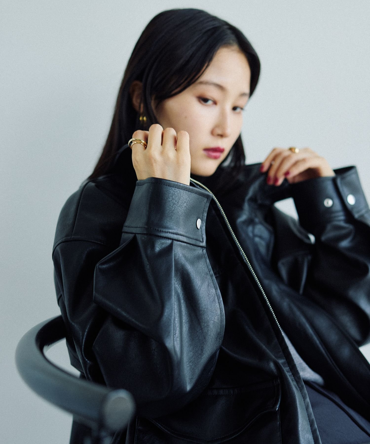 LEPSIM｜フェイクレザードロストブルゾン | Rakuten Fashion(楽天