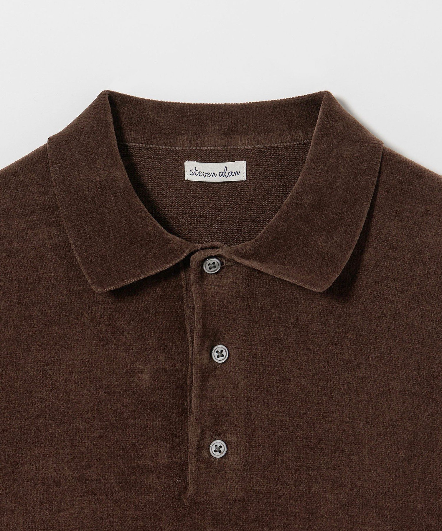 ＜Steven Alan＞ 3B コットン ニット ポロシャツ　2025 BEAUTY&YOUTH UNITED ARROWS｜<Steven Alan> 3B コットン ニット