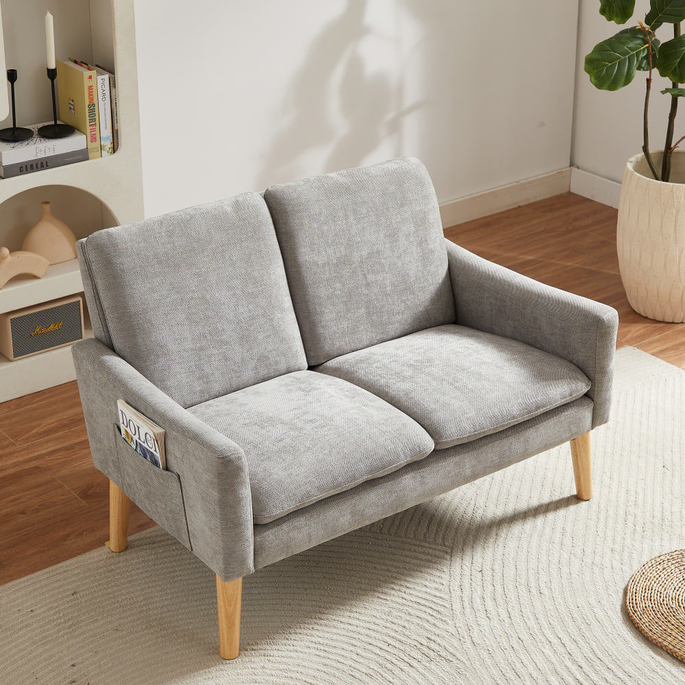 ポケットコイル ソファ ポケット付 1人掛け 2人掛け サイドポケット 1