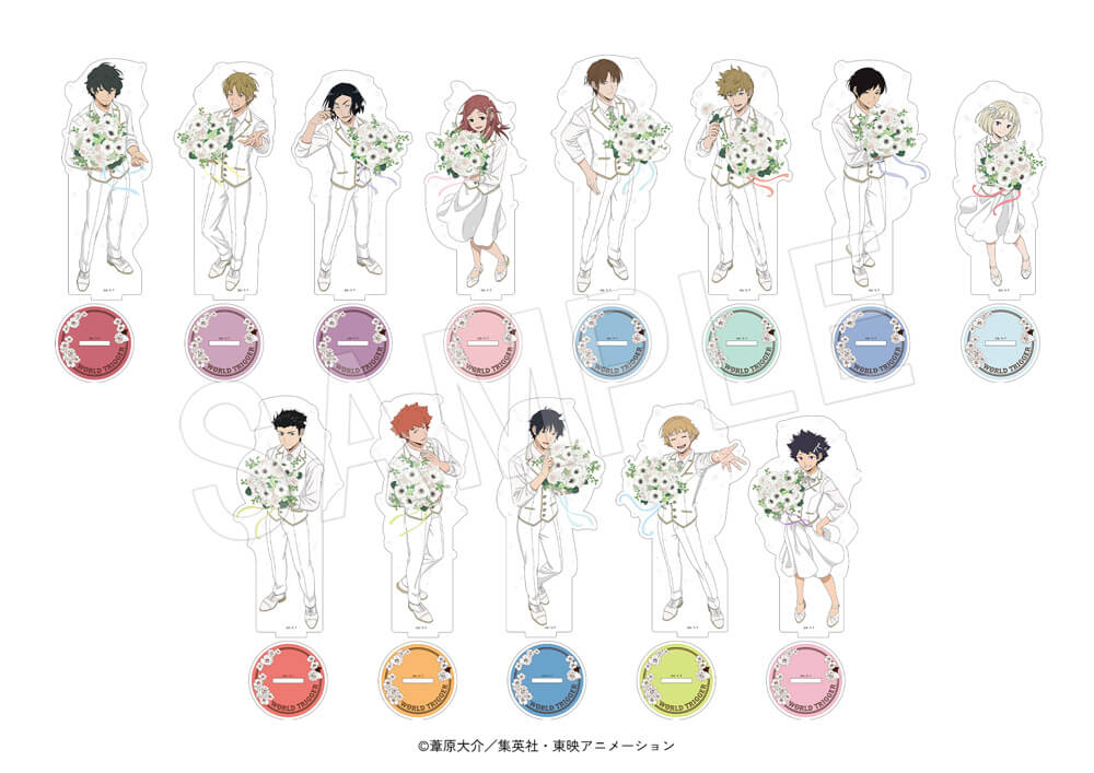 TVアニメ『ワールドトリガー』より、大きな花束を抱えた“Bouquet ver