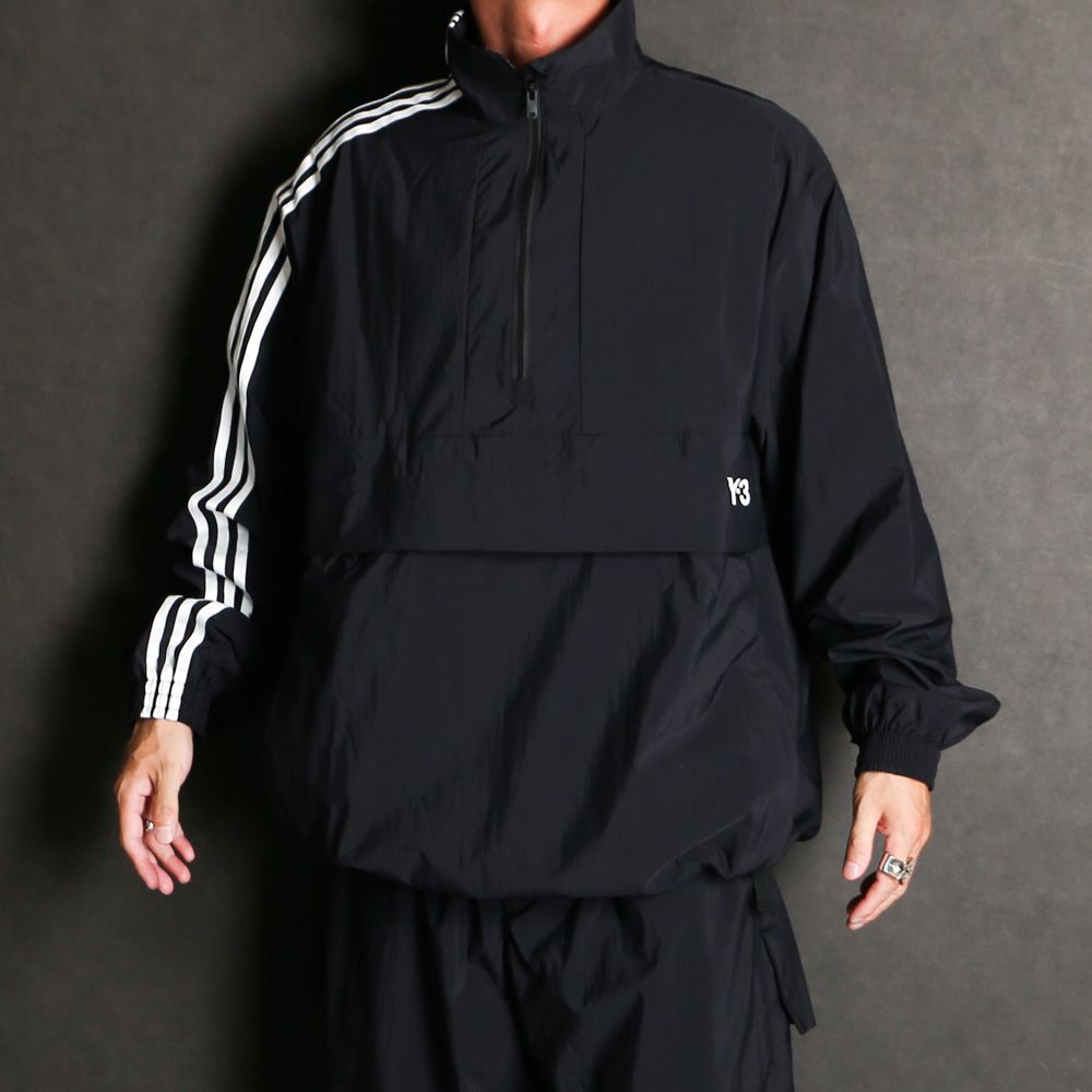 Y-3 - 3S NYL HZ - BLACK / ナイロン ハーフジップジャケット / JD9796