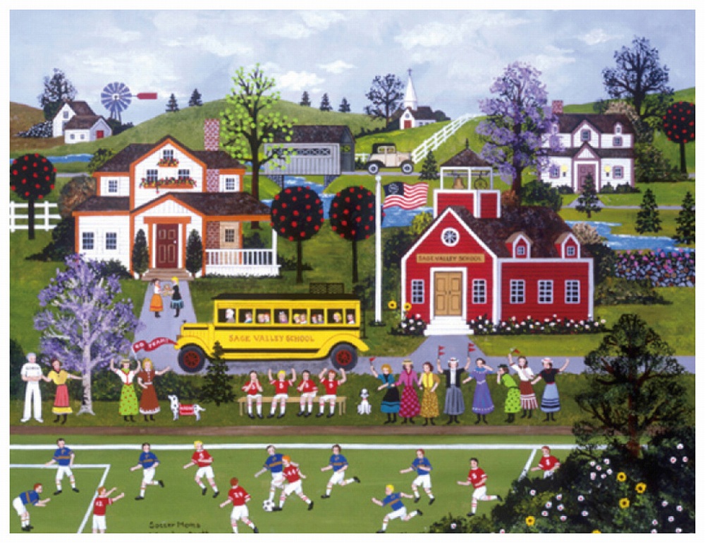 絵画『A Perfect Summer Day』 ジェーン・ウースター・スコット