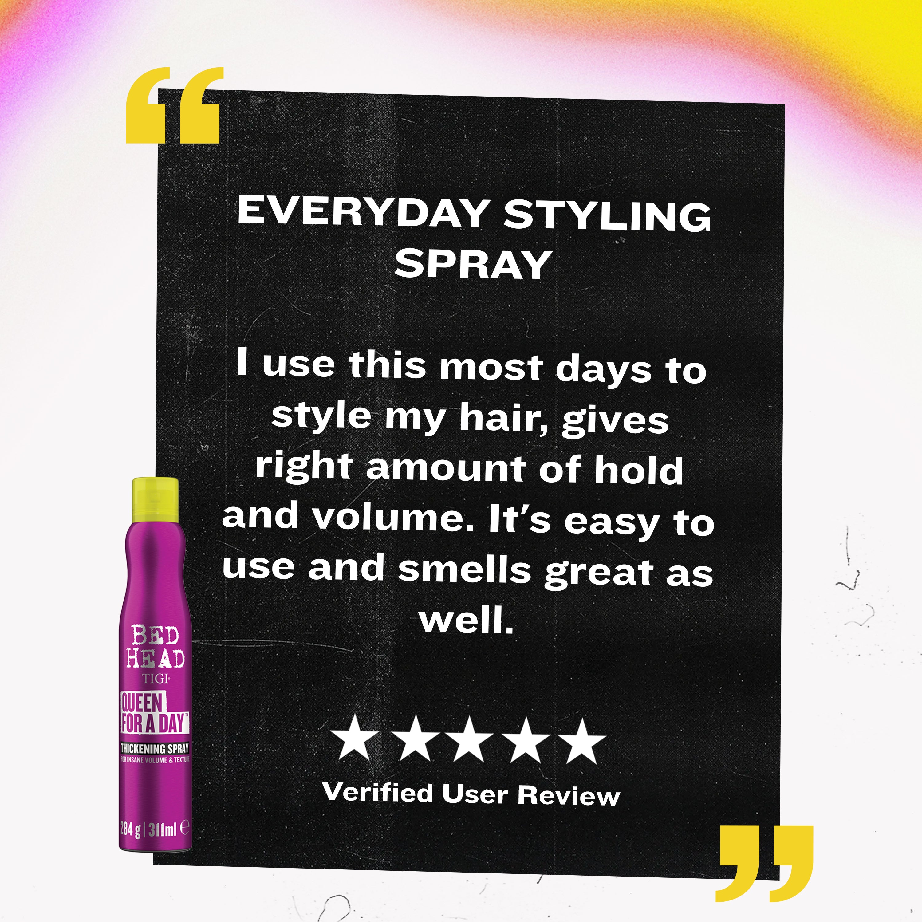 Queen for a Day Thickening Hairspray | Bed Head by TIGI – Bedhead US