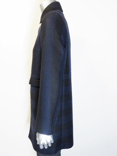 N°21 ヌメロヴェントゥーノ コート ストライプ ボーダー ネイビー