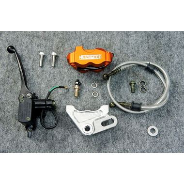 KEPSPEED製 モンキー純正フォーク用フロントディスク化キット(8インチ