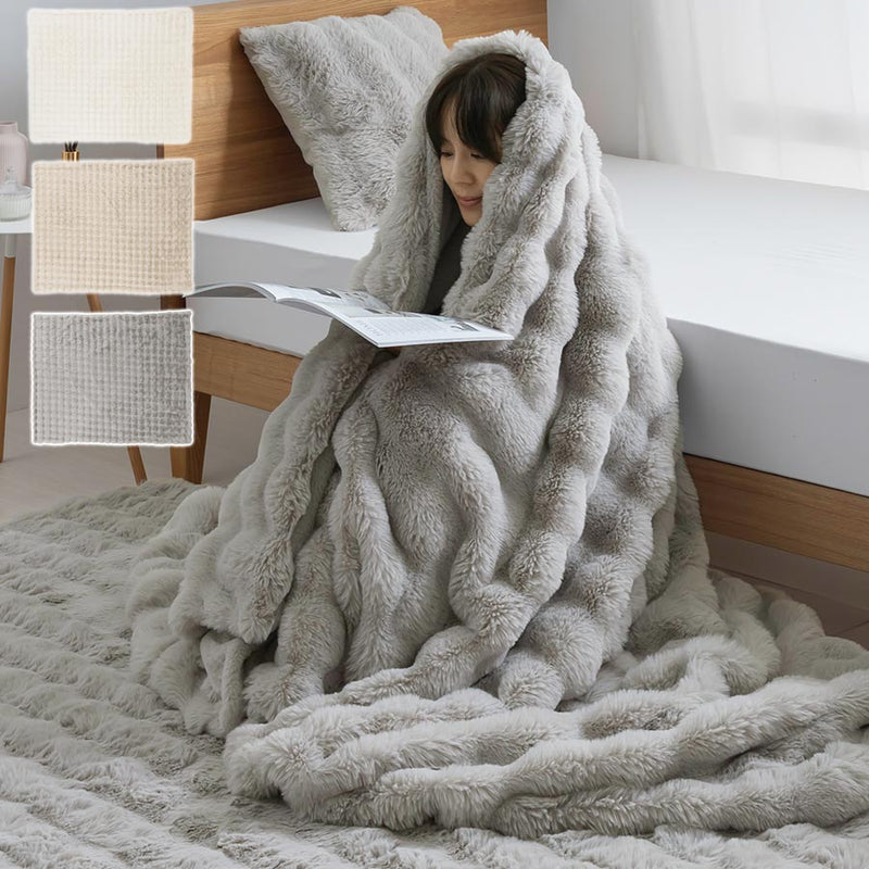 マイクロファイバーブランケット セミダブル ファブリック