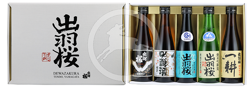 出羽桜 飲み比べギフトセット 米沢・白布温泉かもしかや｜地酒が