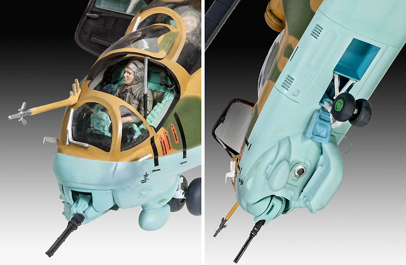 1/48 飛行機モデル ミル Mi-24D ハインド D Revell (レベル)