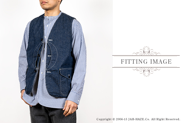 WORKERS ワーカーズ インディゴデニム|クルーザーベスト『Cruiser Vest