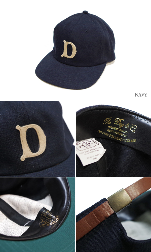 THE H.W.DOG&CO. ウール|コットン|ベースボールキャップ『BASEBALL CAP