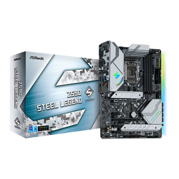 ASRock Intel Z590 Steel Legend ATX Motherboard LN114124 - 90