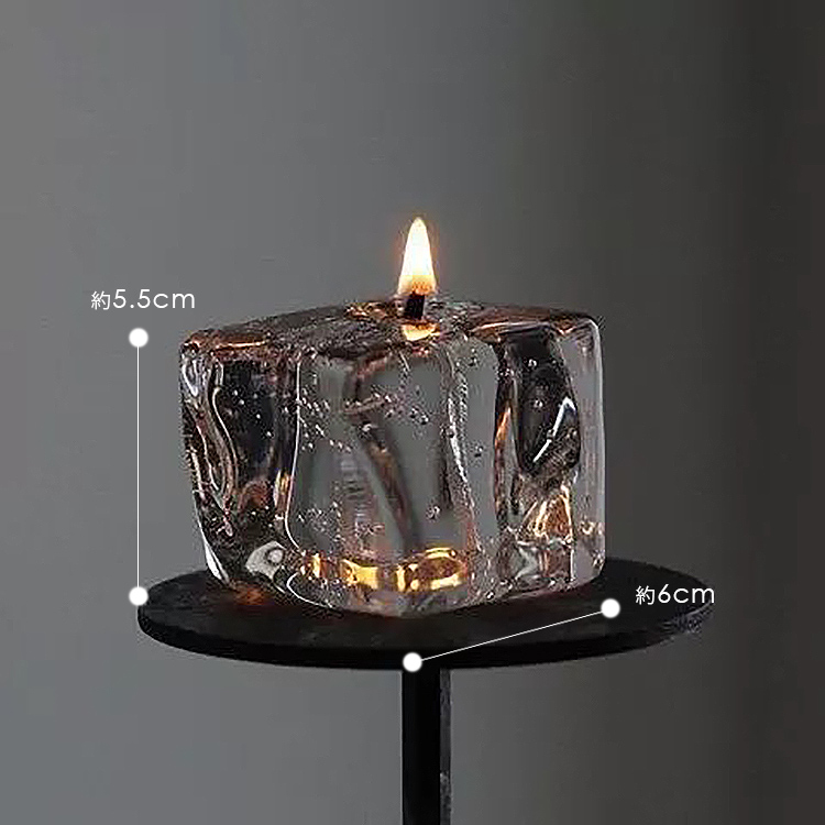 楽天市場】【 再販 】アロマキャンドル 氷 透明 キャンドル 人気