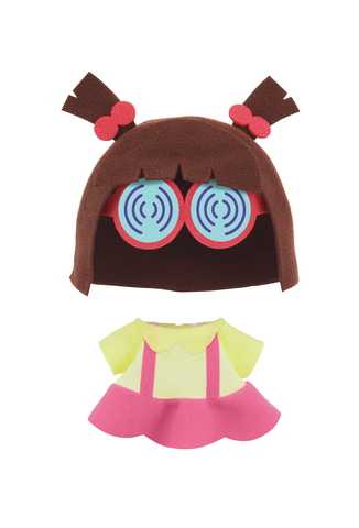 街の子どもに“変装”可能！ 「アンパンマン」のぬいぐるみ「ばい吉くん