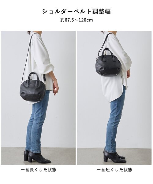 本革》ラウンドミニボストンバック（ボストンバッグ）｜BEARDSLEY