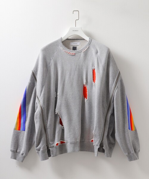 FACETASM/ファセッタズム】ZIPPER RIB SWEAT（スウェット）｜FACETASM