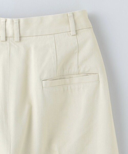6(ROKU)＞コットンレーヨン タックパンツ（スラックス）｜6（ロク）の