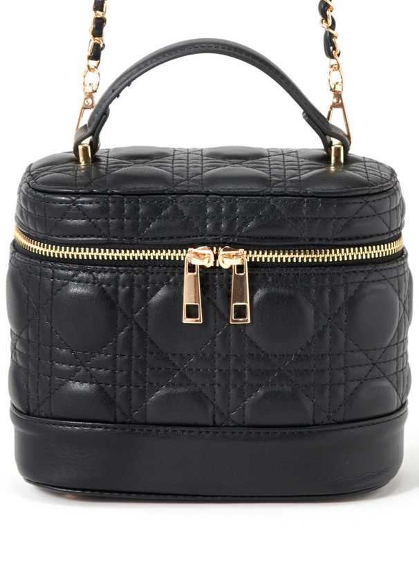 2Wayキルティングチェーンショルダーバニティバッグ[tr602