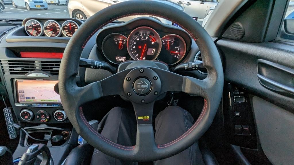 momo Tuner ブラック (350mm) のパーツレビュー | RX-8(十条橘花