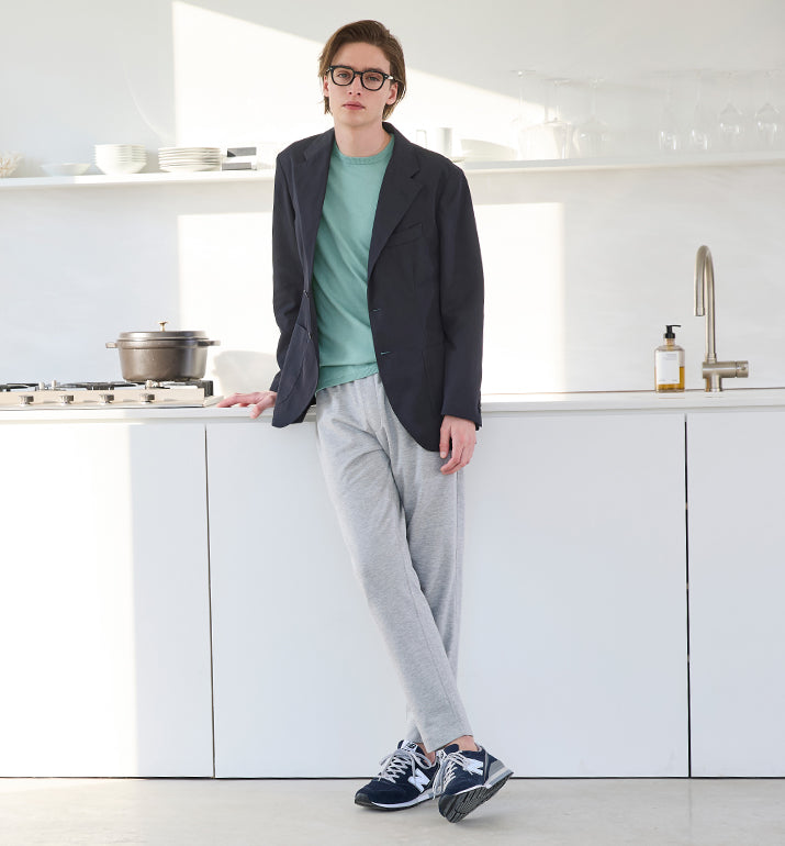 183 More Than Cotton Tailored Jacket & Easy Trousers – ＋CLOTHET