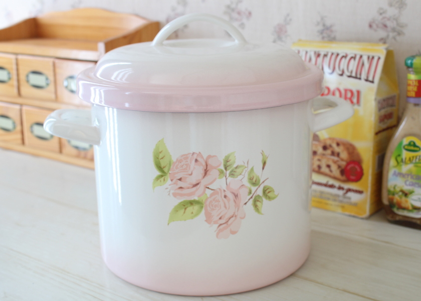 イマン ダイアナローズ ホーロー ライス缶 － フレンチカントリーの