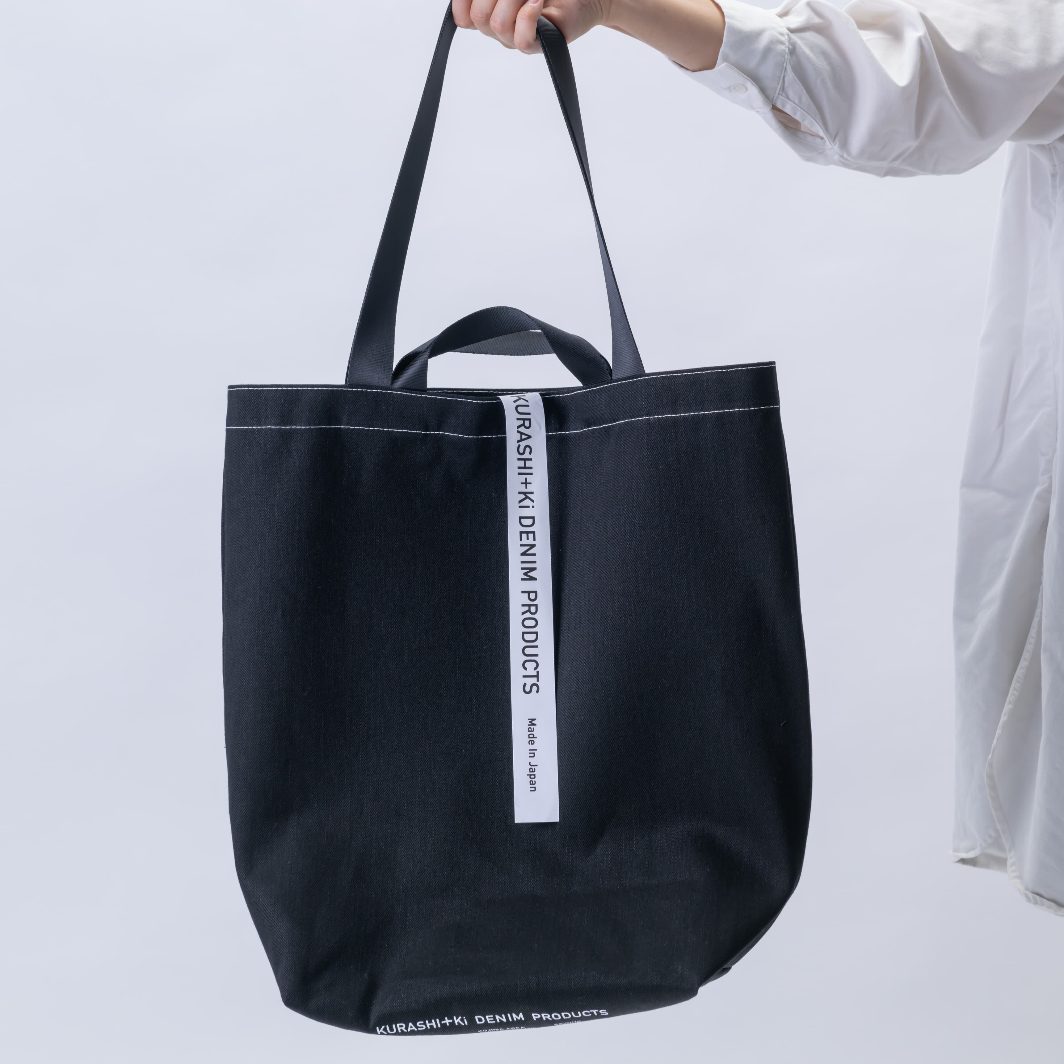 KURASHI+Ki BAG L Indigo（ショッピングトート・インディゴ