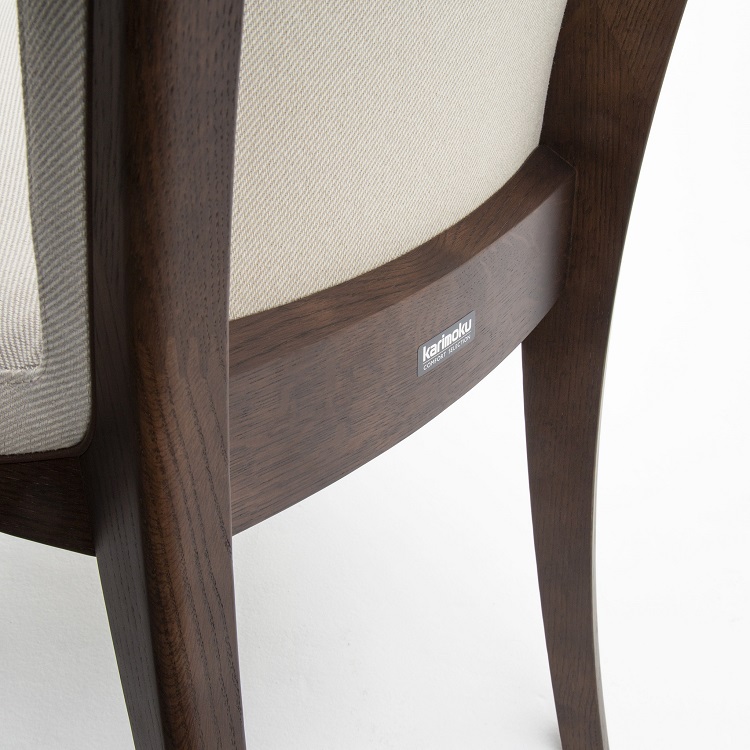 オンライン限定仕様】アームチェア CT7800 ベージュ モカブラウン 通販