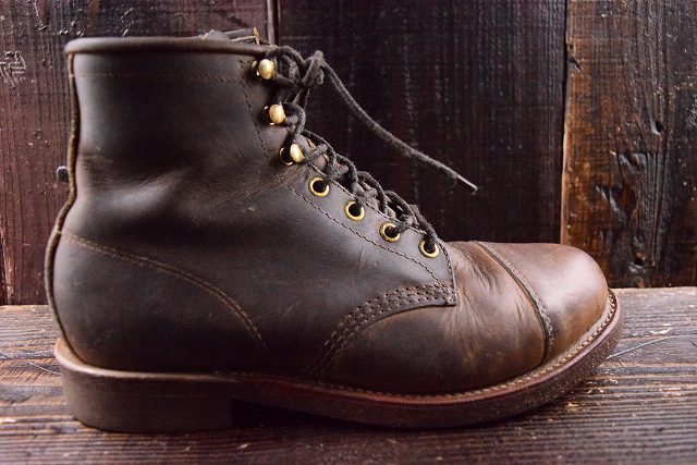 L.L.Bean×CHIPPEWA USA製 オイルドレザーワークブーツ エルエルビーン