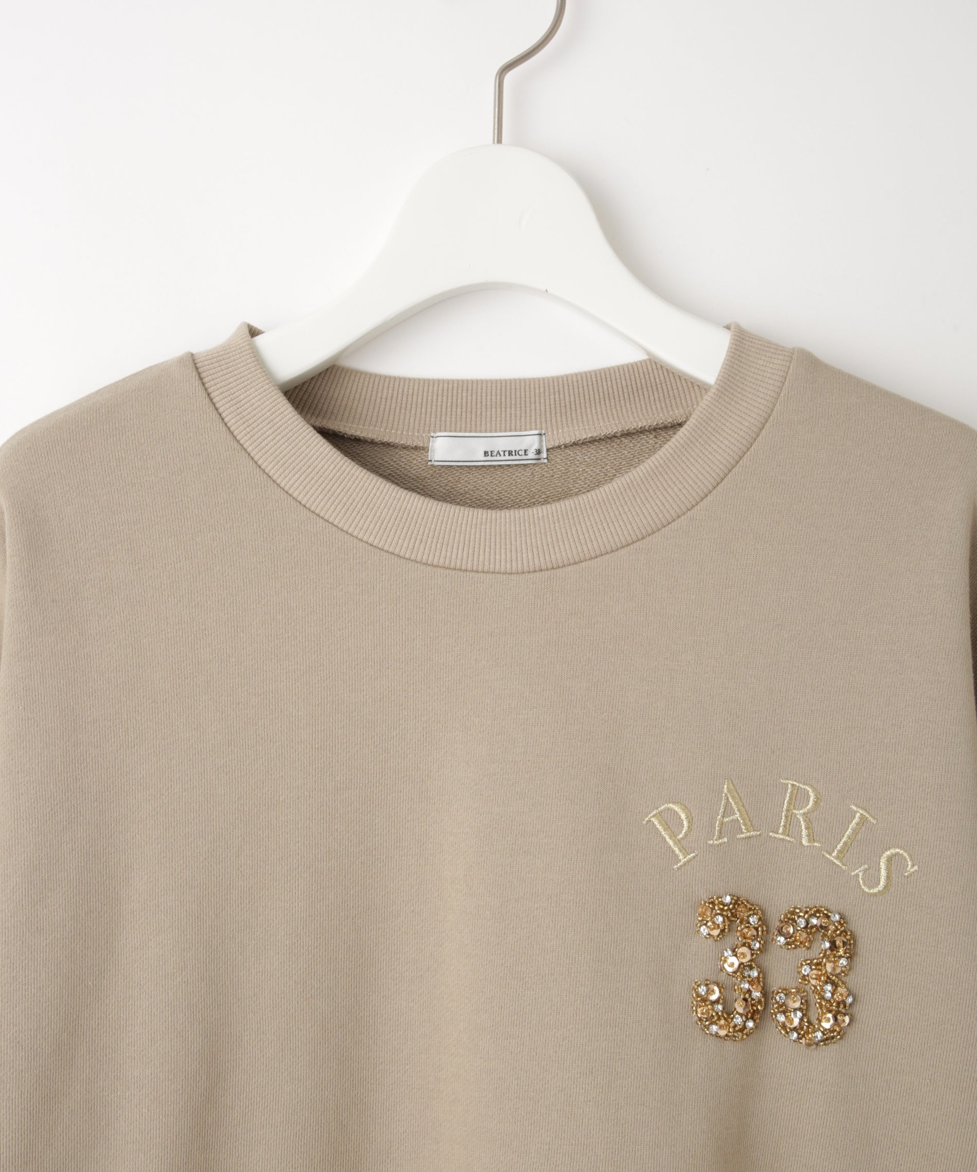 ビジュー刺繍スウェット – FACE SANS FARD