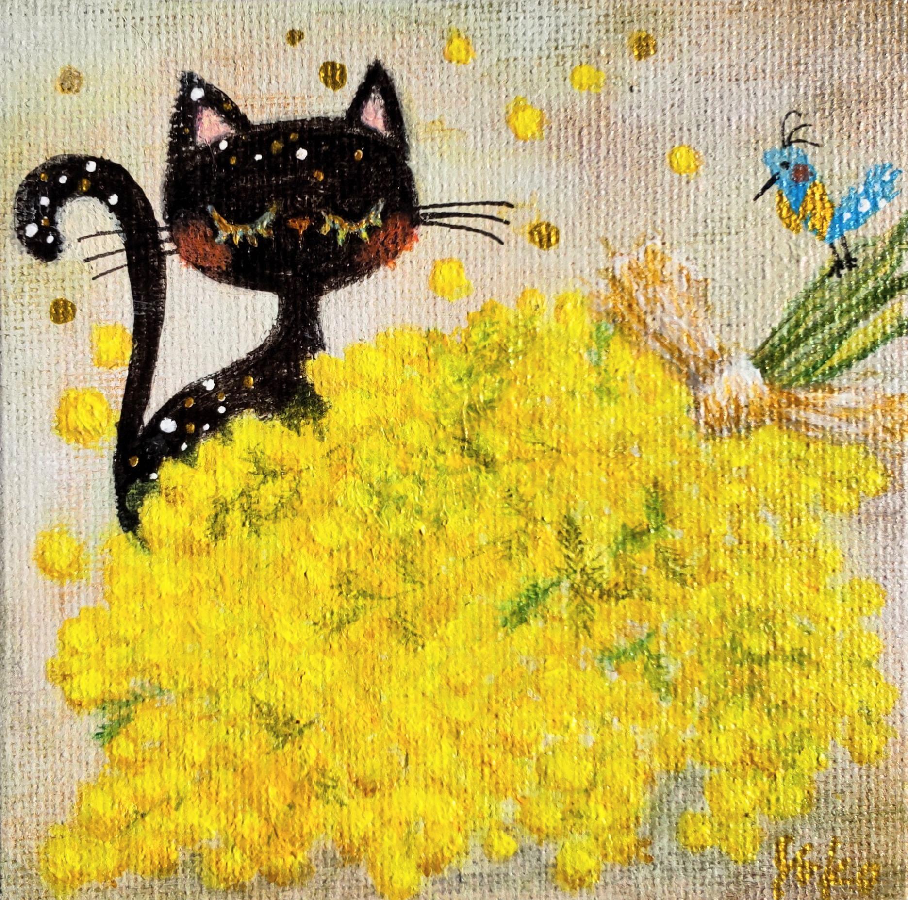 絵画の通販、購入ならFROM ARTIST/作品名：ミモザの花束/作家名：Yoko