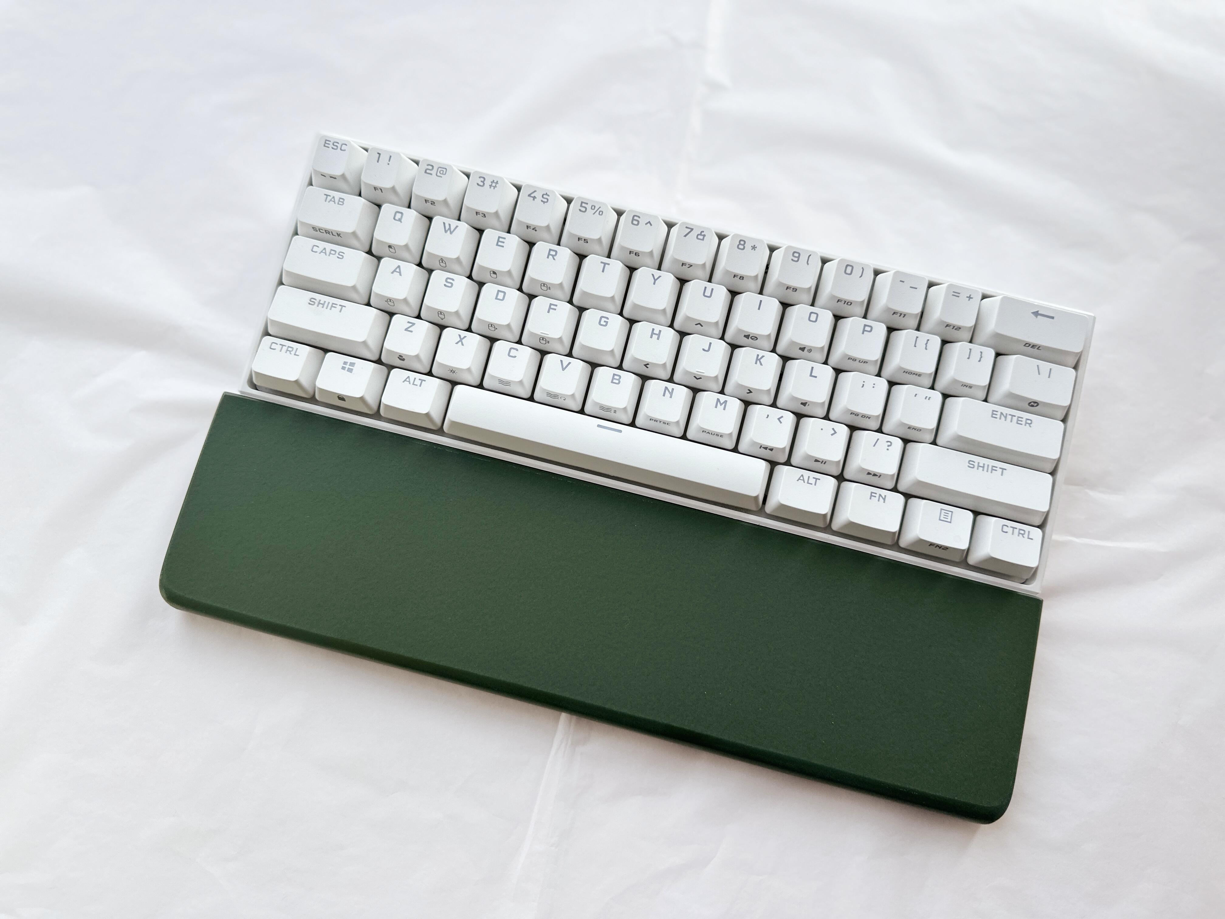 Green Quartz Wrist Rests, Artisan Keyboard Wrist Rests - HiJenney