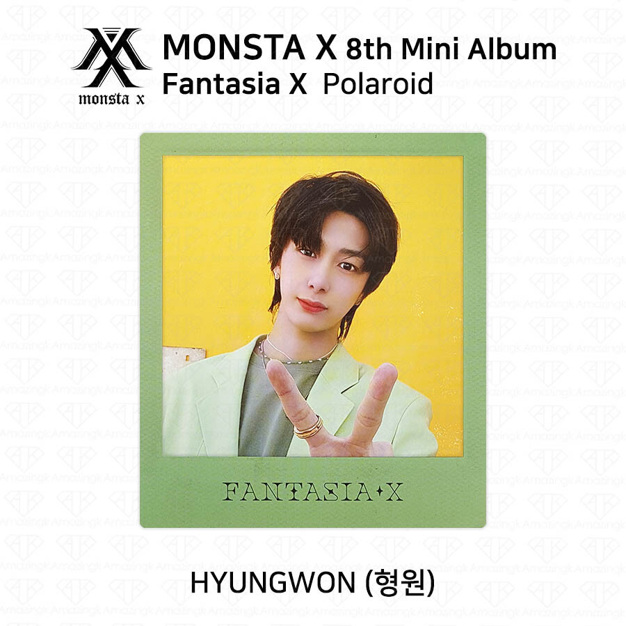 MONSTA X 8th Mini Album Fantasia X Official Color Polaroid