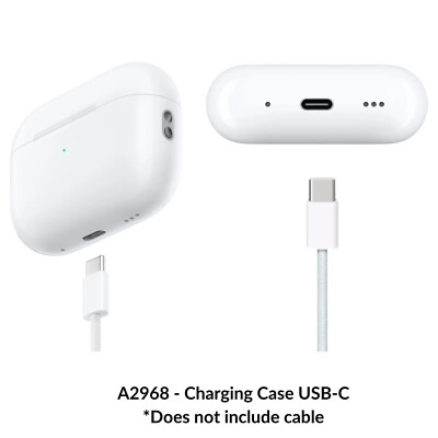 Apple AirPods Pro 2nd Generation USB-C Charging Case A2968 ONLY