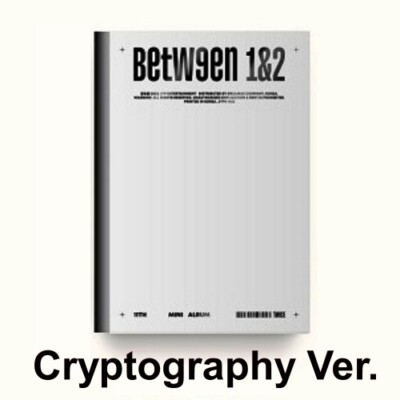 TWICE 11th Mini Album BETWEEN 1&2 Cryptography CD+P.Book+P.Card+