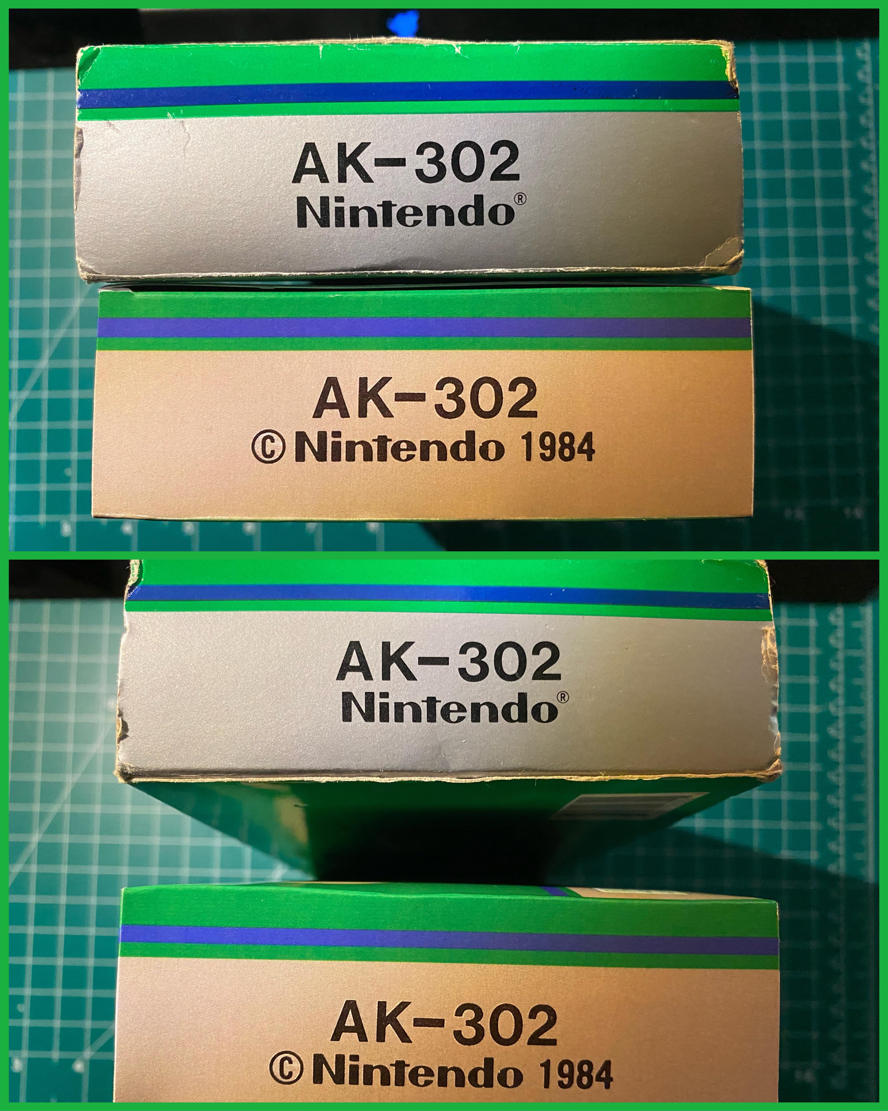 Nintendo Micro vs System Donkey Kong 3 - AK-302 - Box comparison