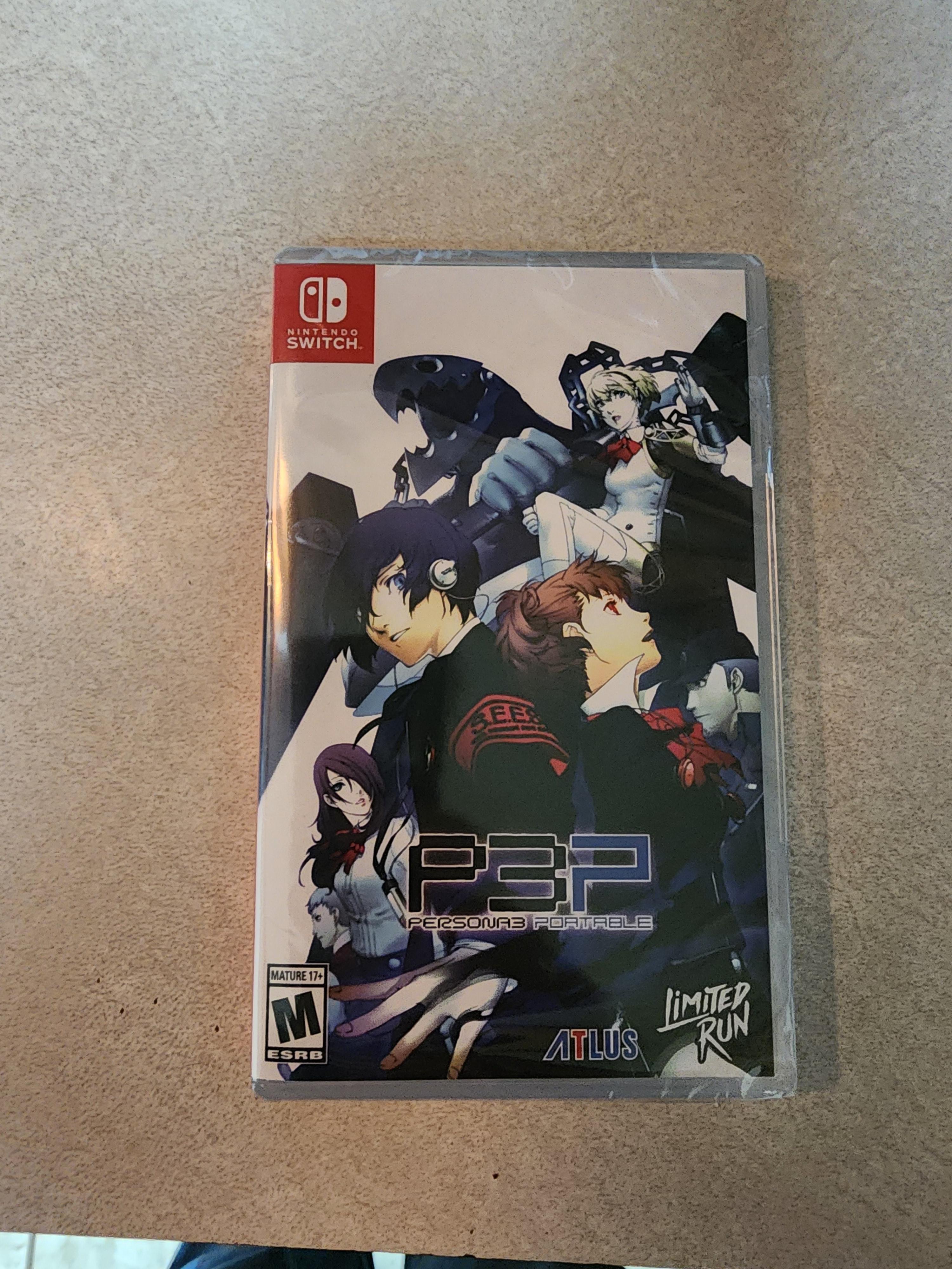 Limited Run Gamesからペルソナ3 ポータブルの限定版が届いた！ : r