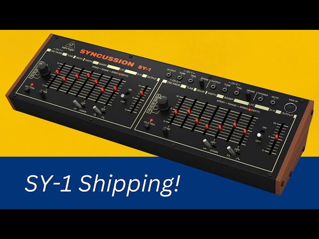 Behringer Syncussion SY-1 Spotted [Vintage Percussion Synth Clone