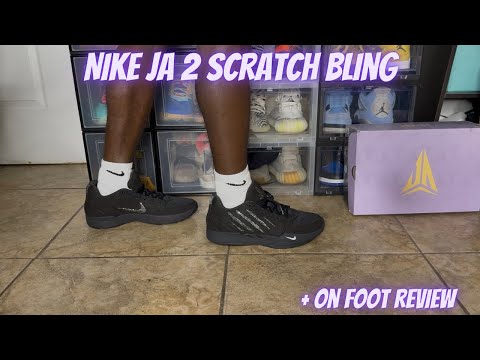 Nike Ja 2 Swarovski Scratch Black Label Review + On Foot - YouTube