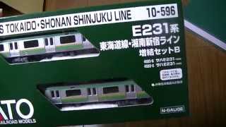 KATO Nゲージ E231系東海道線 湘南新宿ライン増結B (2両) 開封 - YouTube