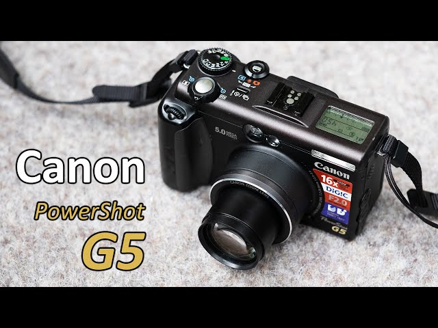 Canon G5 - Advanced Digicam from 2003 with a Great Lens! - YouTube