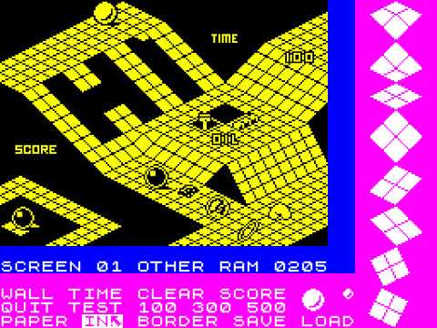 ZX Spectrum Longplay [209] Marble Madness (EU) - YouTube
