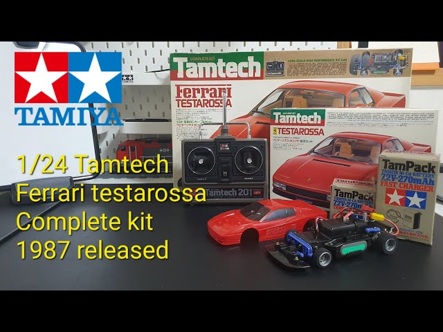 1987 Tamiya 1/24 tamtech ferrari testarossa RC car kit preview