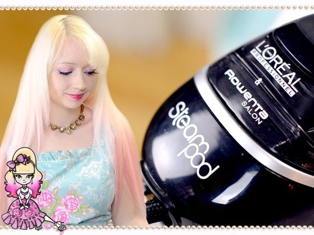 How To Use The L'Oreal Rowenta Steam Pod Hair Straightener