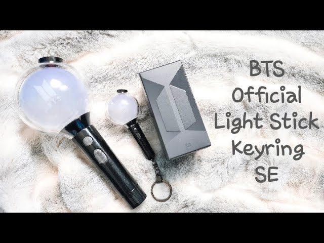 BTS MOTS Special Edition Lightstick Keyring Unboxing - YouTube